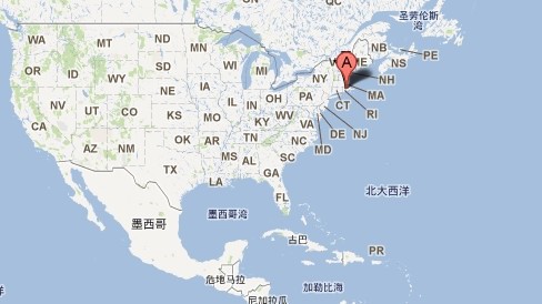 美国布朗大学所在城市地图分析